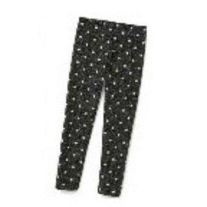 Girls Printed Leggings size L large dots 2 pairs available Old Navy